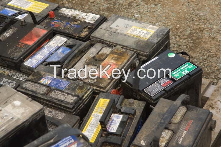 used car battery scrap / Drained Lead-Acid Battery - Lead battery scrap