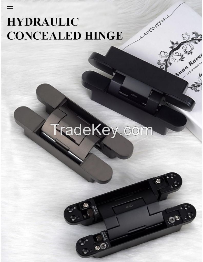 Hydraulic Adjustable Concealed Door Hinge for wooden door 40kg 60kg 80kg 120kg