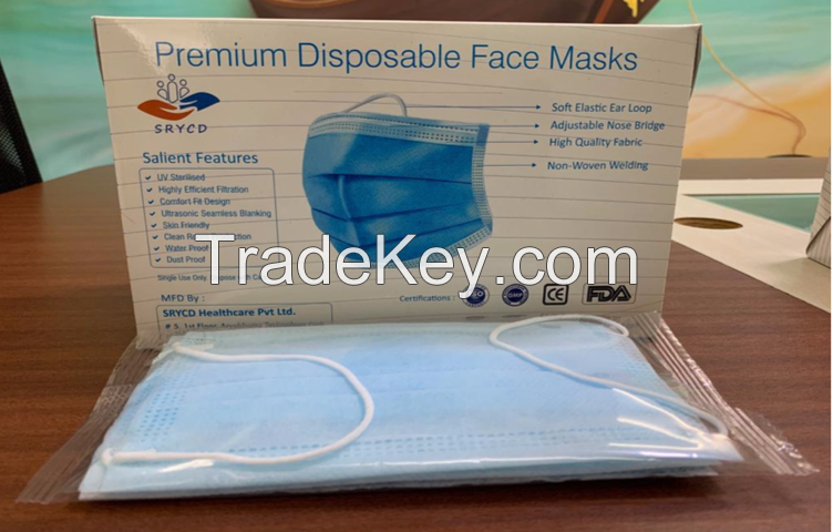 2 and 3 Ply non surgical mask
