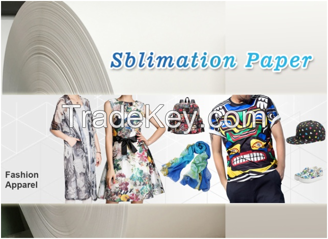Ultra-light 58gsm Sublimation Paper for High Speed Printing