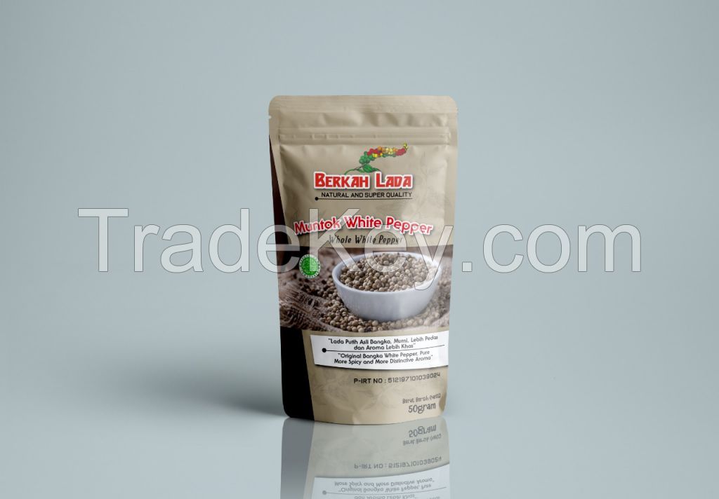 Muntok White Pepper Pouch 100gram