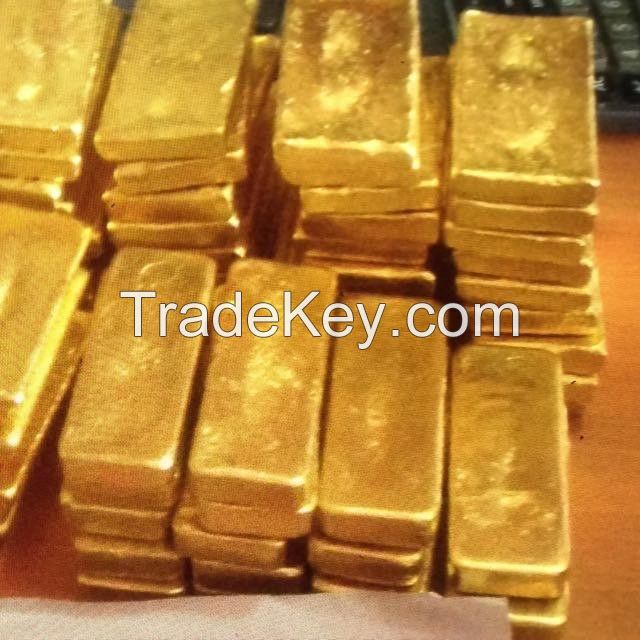 raw gold bars, gold dust and gold nuggets for sale