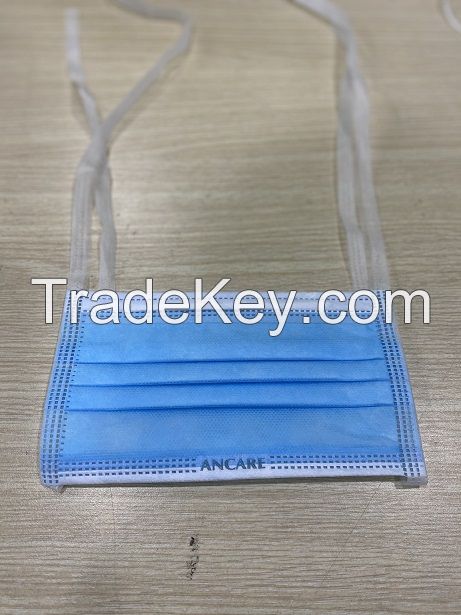 4 PLYS DISPOSABLE FACE MASK - LEVEL 1 ASTM - TYPE I (EN 14683) - 95%