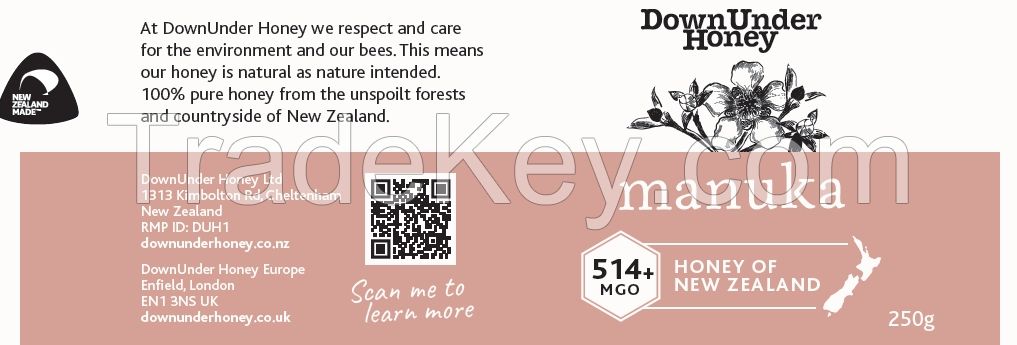 Manuka Honey New Zealand MGO 514+