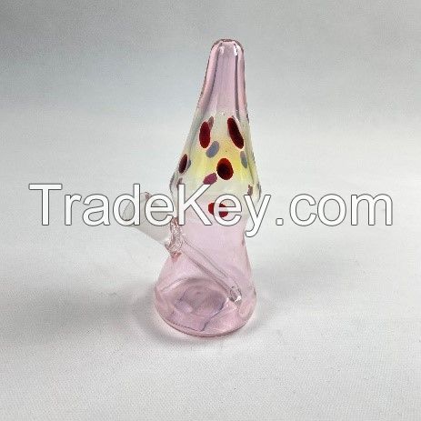 Creative Design Fancy Glass Smoking Bowl Shaped Smoking Pipes Tobacco Pipes