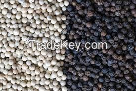 Quality white pepper and also black pepper available