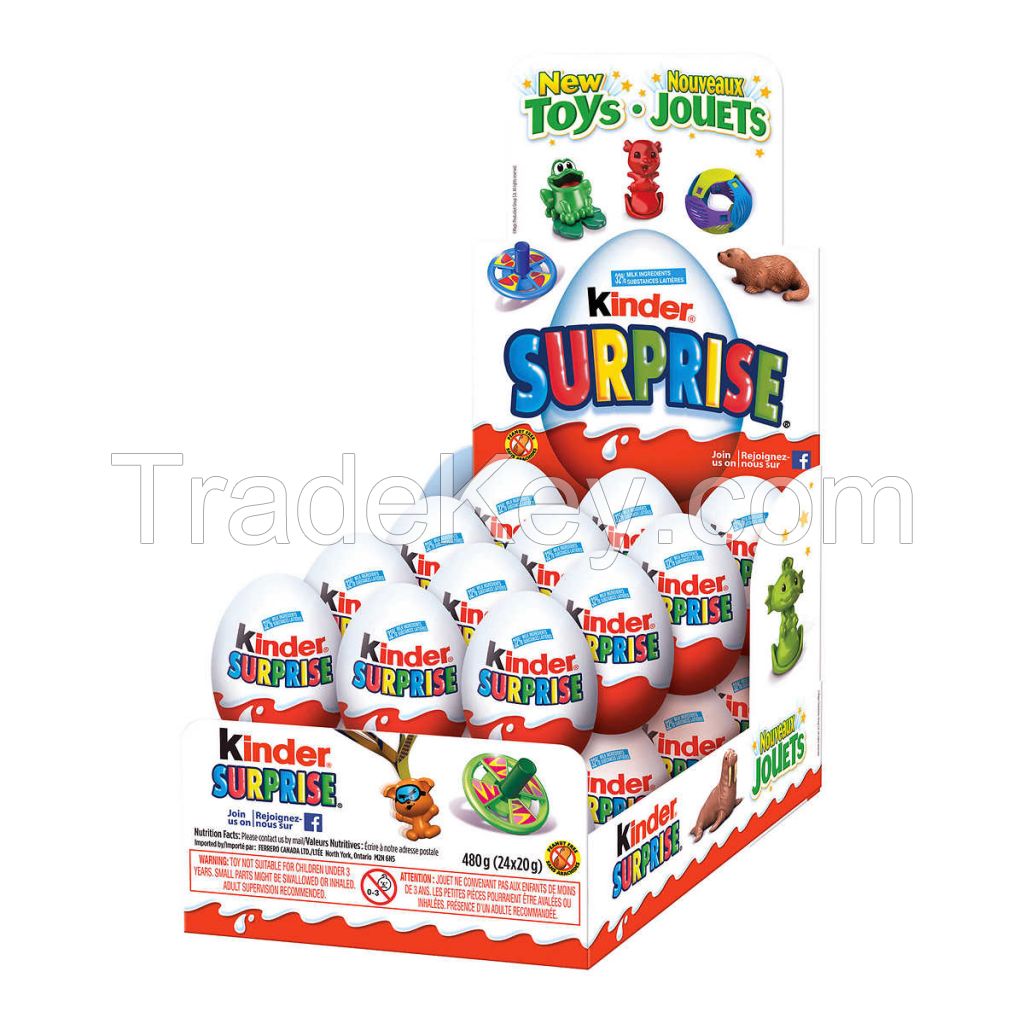 Kinder surprise candy chocolate biscuit egg