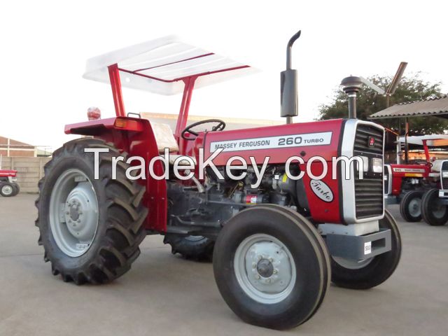 Farming tractor on wheels. Massey Ferguson MF260