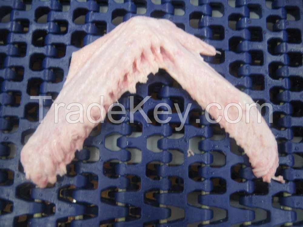 Frozen duck wing