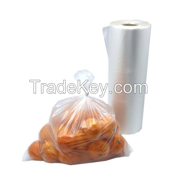 Transparent produce bag on roll for food packaging made in Vietnam with wholesale price