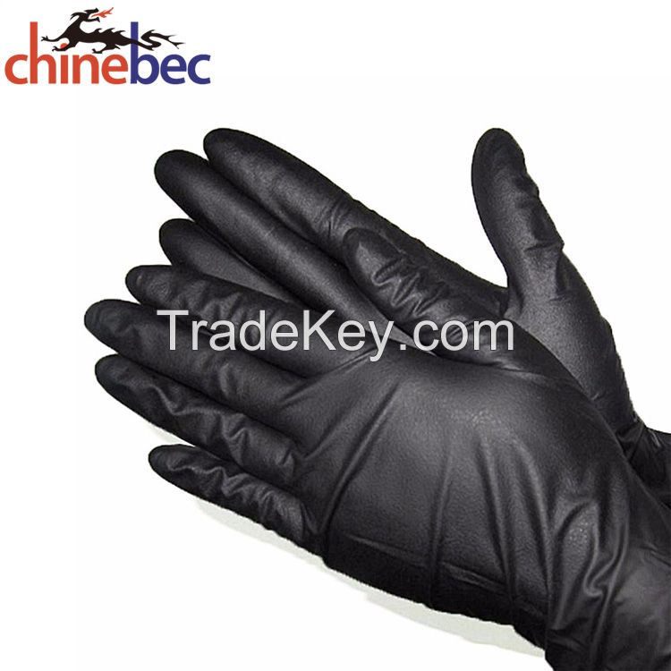 Nitrile Gloves Factory Hot Flower Print Polyester Liner Nitrile Coated Garden Gloves