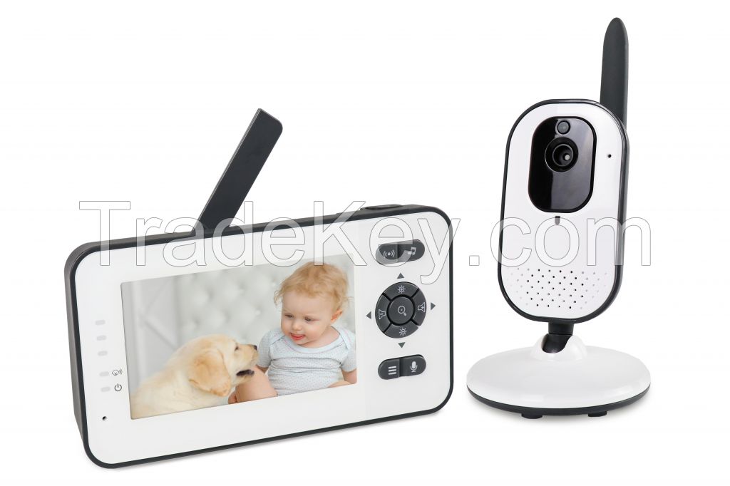 wifi baby camera with 4.3" monitor dual function