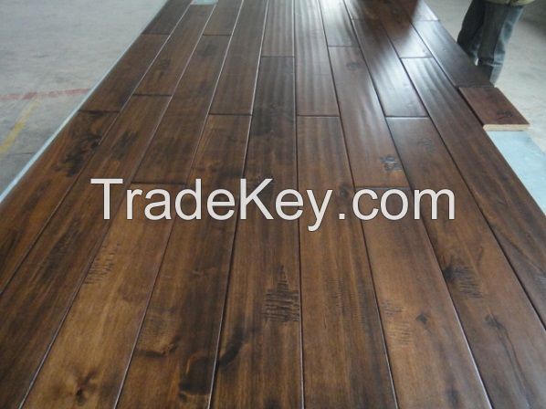 Solid Oak/birch/taun/walnut/teak/acacia Hardwood Flooring