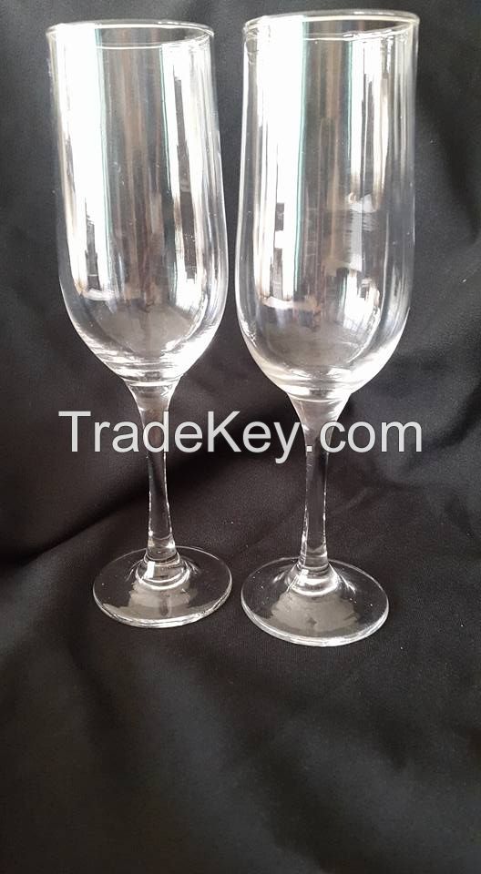 Hand Blown Gold Rim Crystal Wedding Clear Goblet Champagne Red Wine Glasses Wholesale