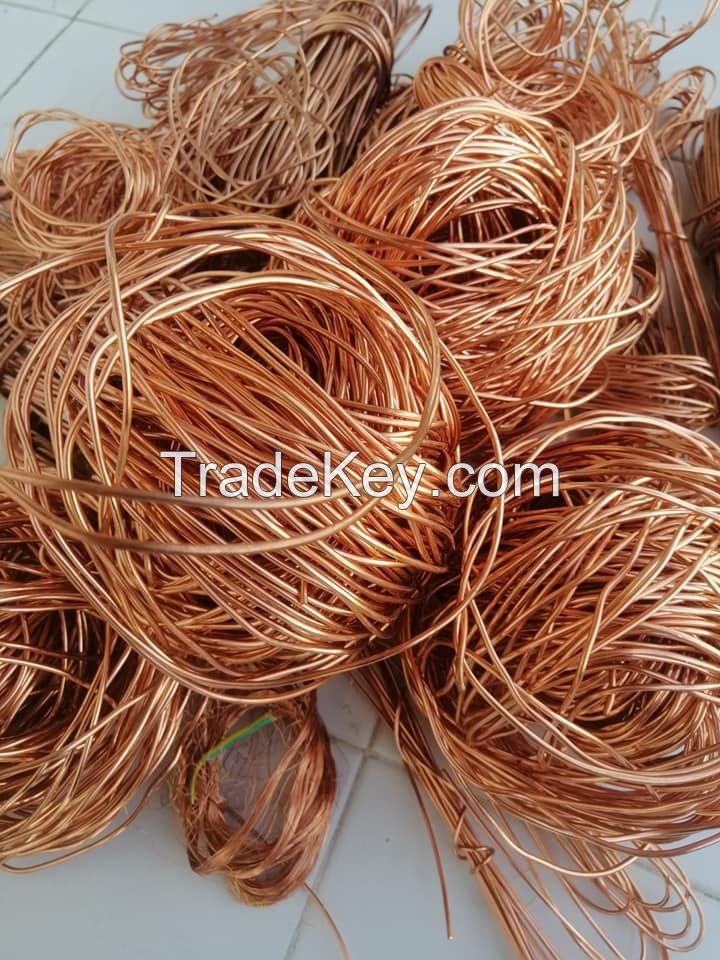 High Quality Copper Wire Scrap/millberry 99.95% To 99.99% Copper Wire Scrap