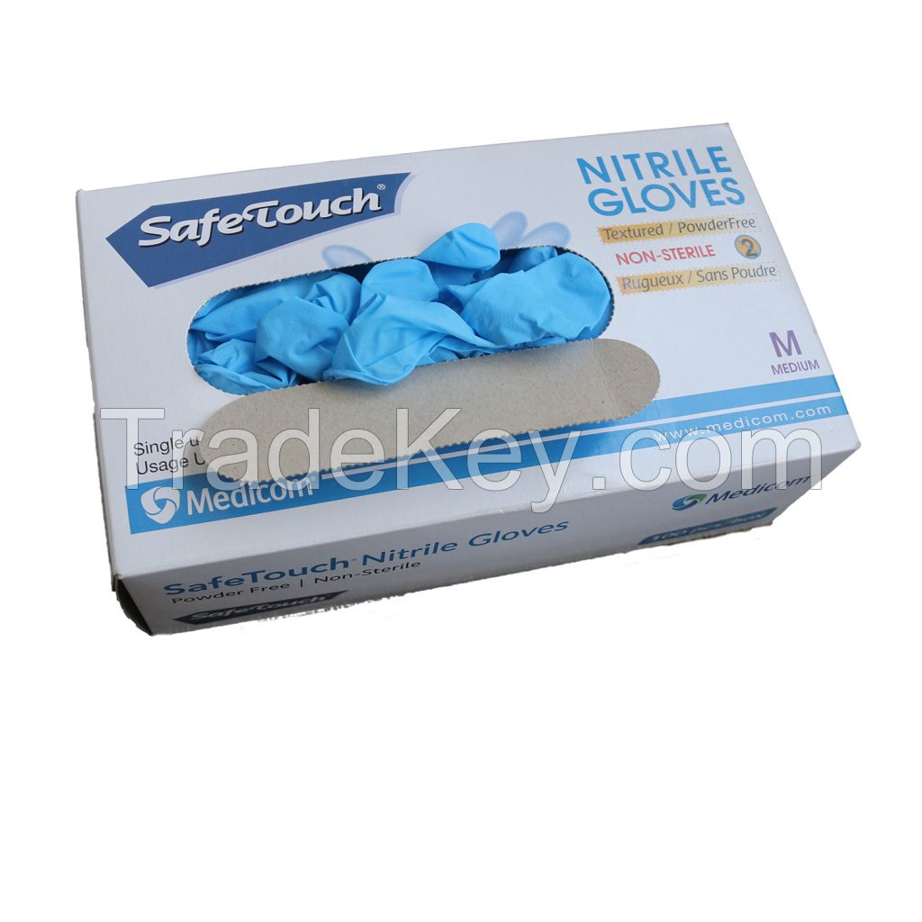 POWDER FREE NITRILE DISPOSABLE GLOVES, VINYL GLOVES POWDER FREE LATEX EXAMINATION, DISPOSABLE NITRILE GLOVES
