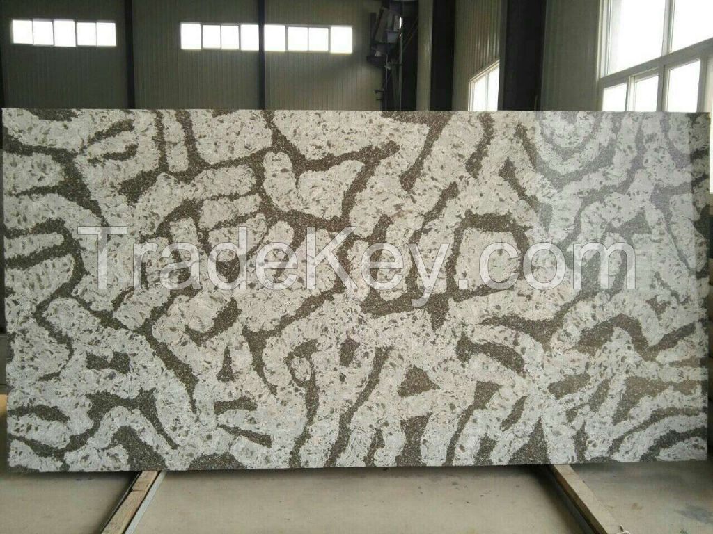 FOO8-Hanoverian Vein Quartz Stone Marble quartz stone hot sales