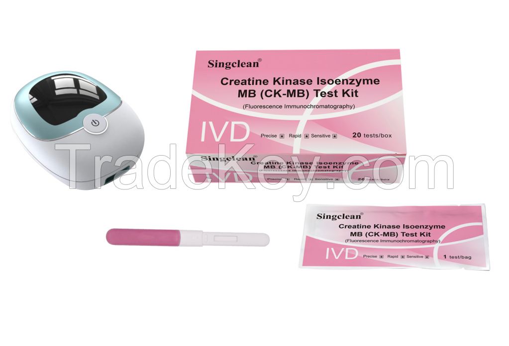 Sell Singclean Creatine Kinase-MB (CK-MB) Test Kit (Fluorescence Immunochromatography) Blood Test for Myocarditis home use