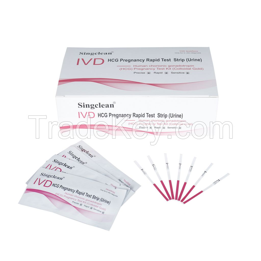 Sell Singclean Urine hcg test cassette with CE self detection