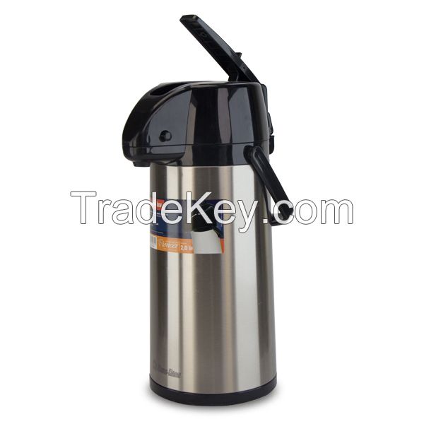 Pump Action Stainless Steel Air Pot Vacuum Flask