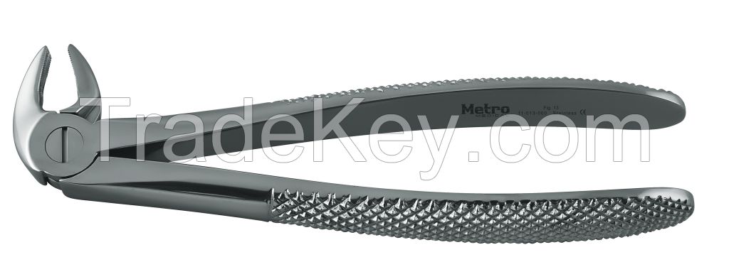 EXTRACTION FORCEPS - ENGLISH PATTERN WITH GERMAN GRIP (SUPERIOR QUALITY)