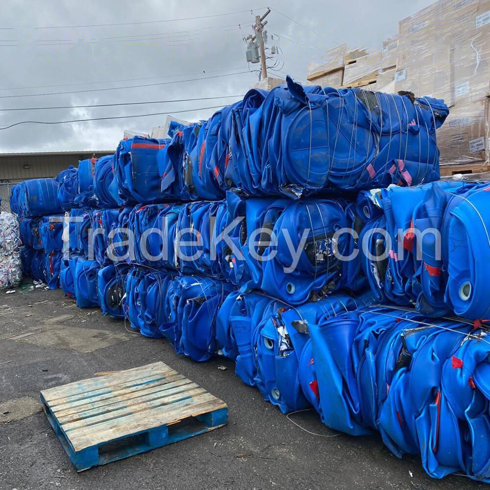 HDPE Blue Drum Scrap