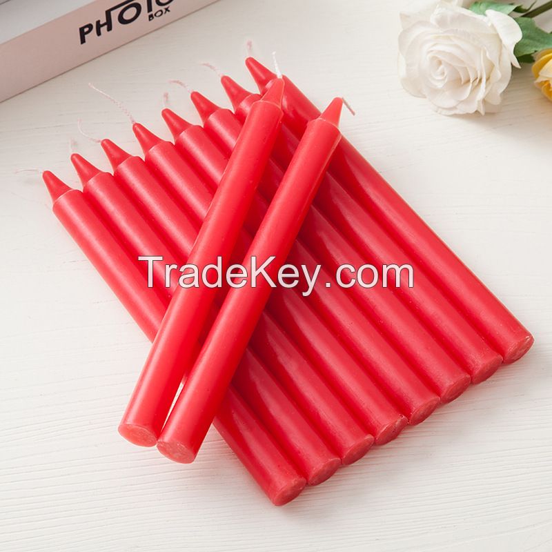 High Quality Smokeless red Candles, blue, green, black, yellow candles