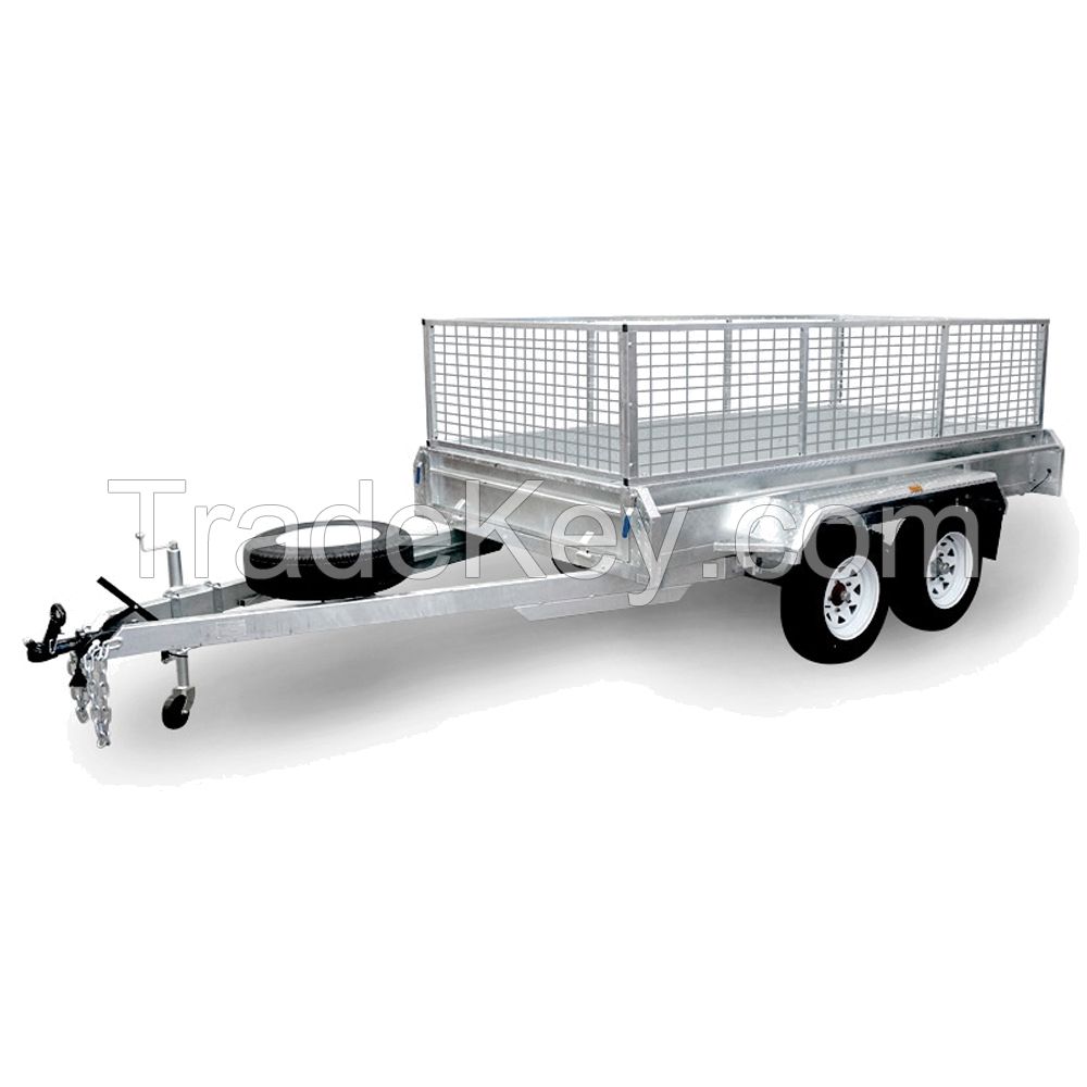 8 x 5 Galvanized Fully Welded Heavy Duty Tandem Box Trailer For Sale