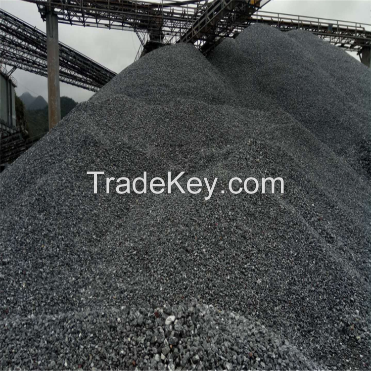 Concrete Aggregates for Construction Black crushed stone, grey granite aggregate