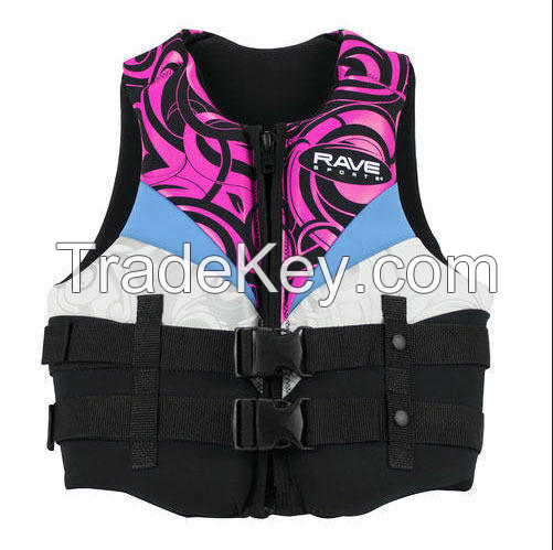 Polyester Womens Life Jacket For Sea Patrolling