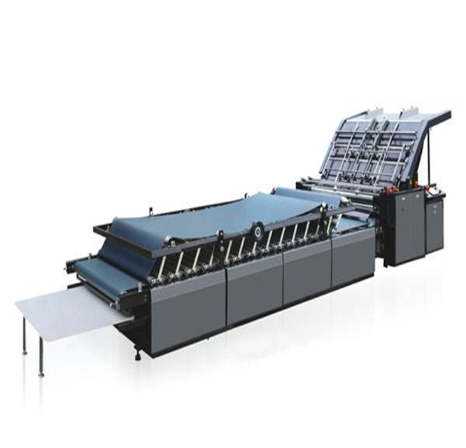 semi auto flute laminator machine