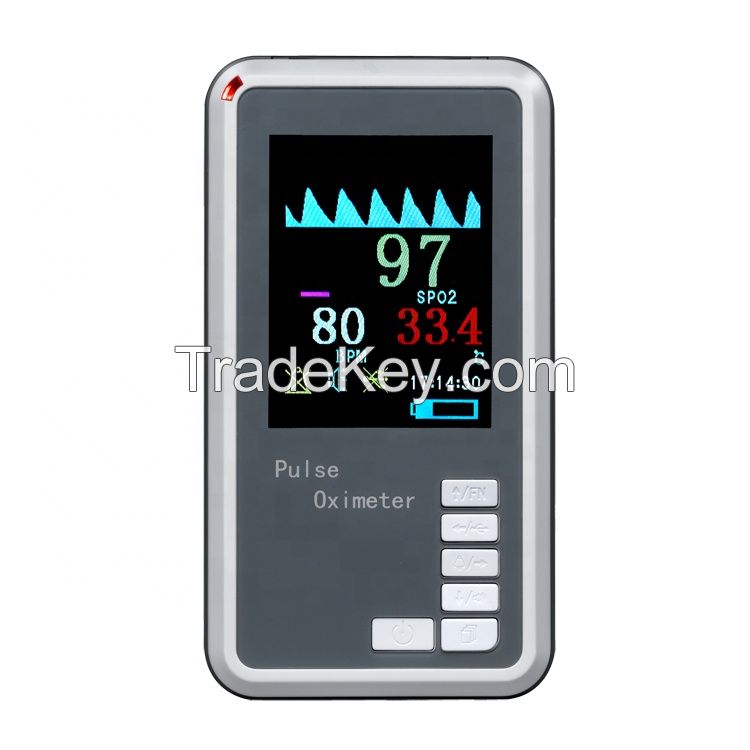 Oximetry Pulse Big Screen Oximeter Fingertip Como Functional