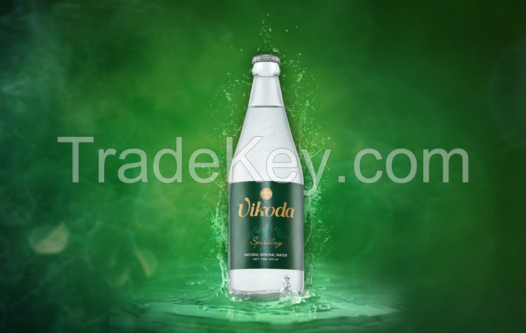 VIKODA Sparlking Mineral Water GLASS 430 ml