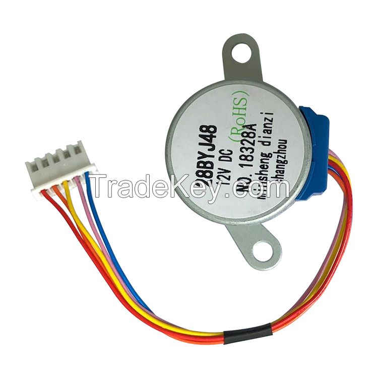 stepper motor used in Air Conditioner Louver , Small Cooling/Heating Fan, 4 phase 5 line 5V 28BYJ48 Stepping Motor