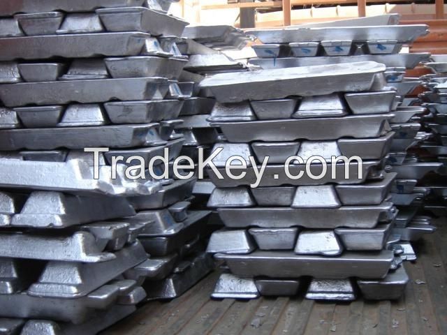 Pure Aluminum ingots 99.9%