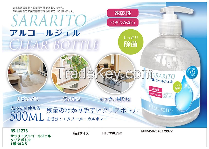 RS-L1273 SARARITO, Alcohol gel clear bottle