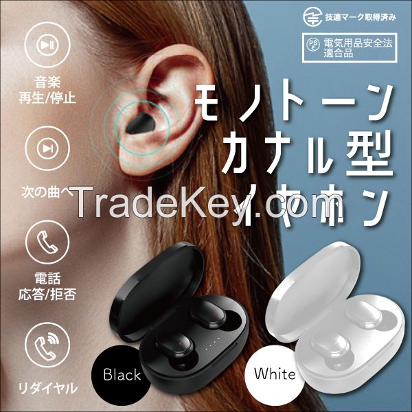 RS-Y1843, Monotone canal type earphone bluetooth5.0 Completely wireless