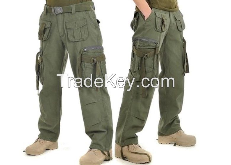 Men's cotton cargo pants