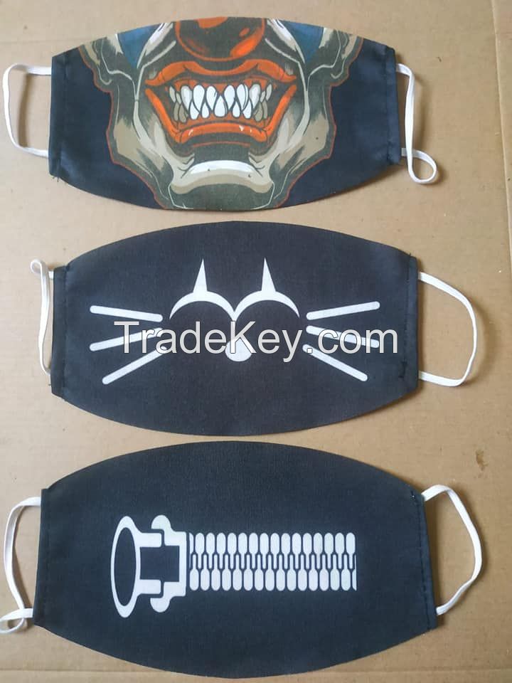 HIGH QUALITY SUBLIMATED FACE MASK