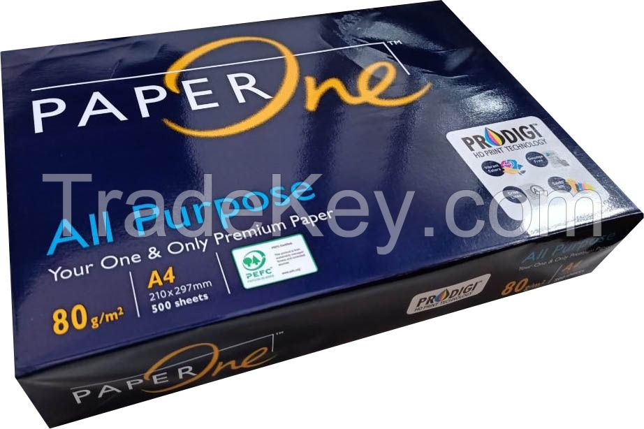 Paper one A4 80 gsm premium copy papers wholesale