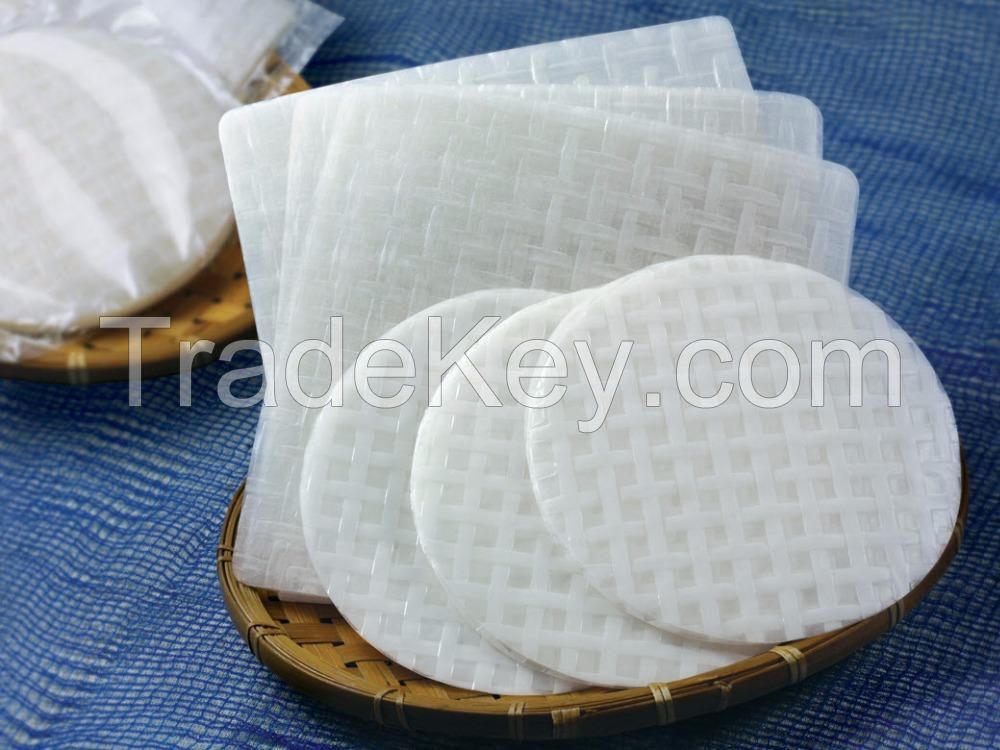 Wholesale High Quality Ricepaper Vietnamese Rice Paper Wrapper for Spring Roll Swapping Food Ms.Lucy +84 929 397 651