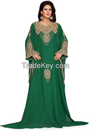 Arabic attire Women's Heavy Farasha Dress for Party