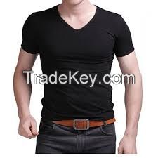 Men's 2 Pack Slim-Fit Short-Sleeve V-Neck T-Shirt