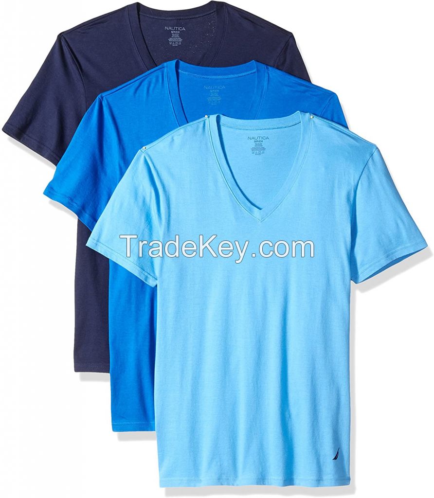 Men's Cotton V-Neck T-Shirt-Multi Packs