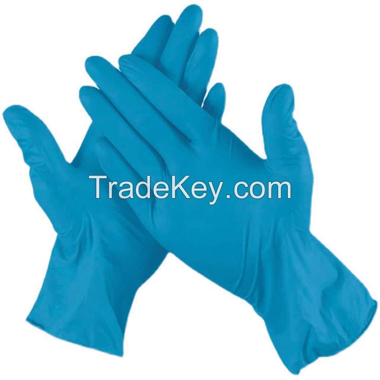 BLUE NITRILE DISPOSABLE GLOVES AVAILABLE