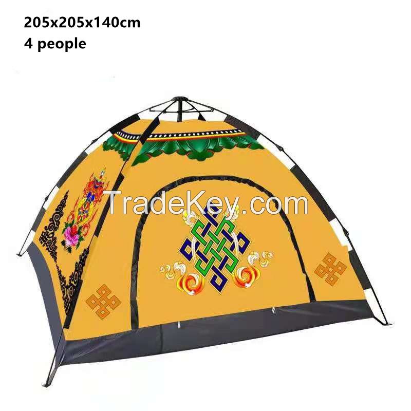 Wholesale China Tibetan design outdoor camping tent for sale 2x2x1.4m