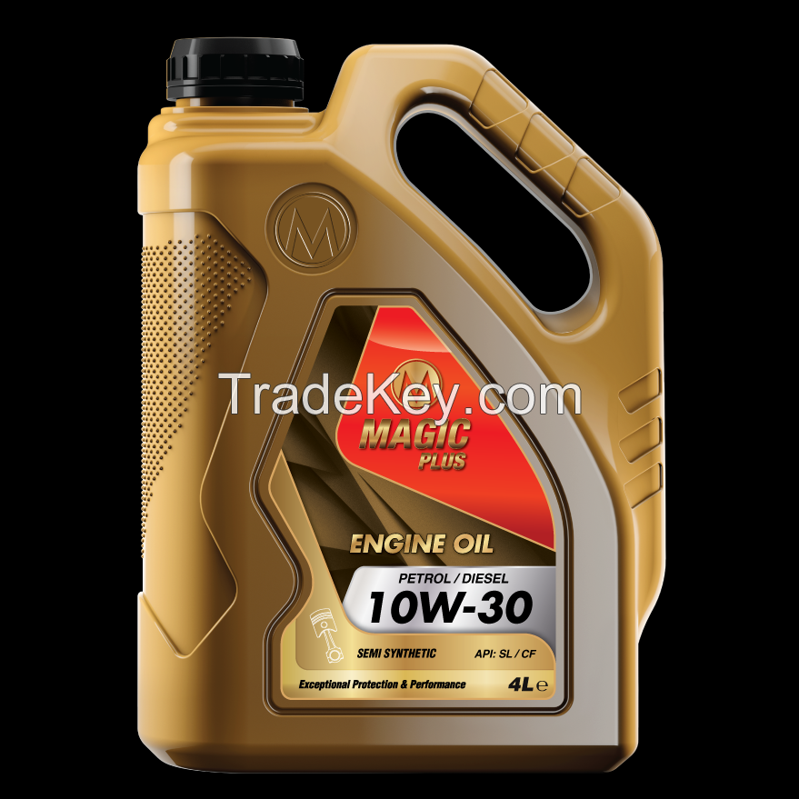 Petrol Engine Oil Semi Synthetic SAE 10W-30 API SL/CF