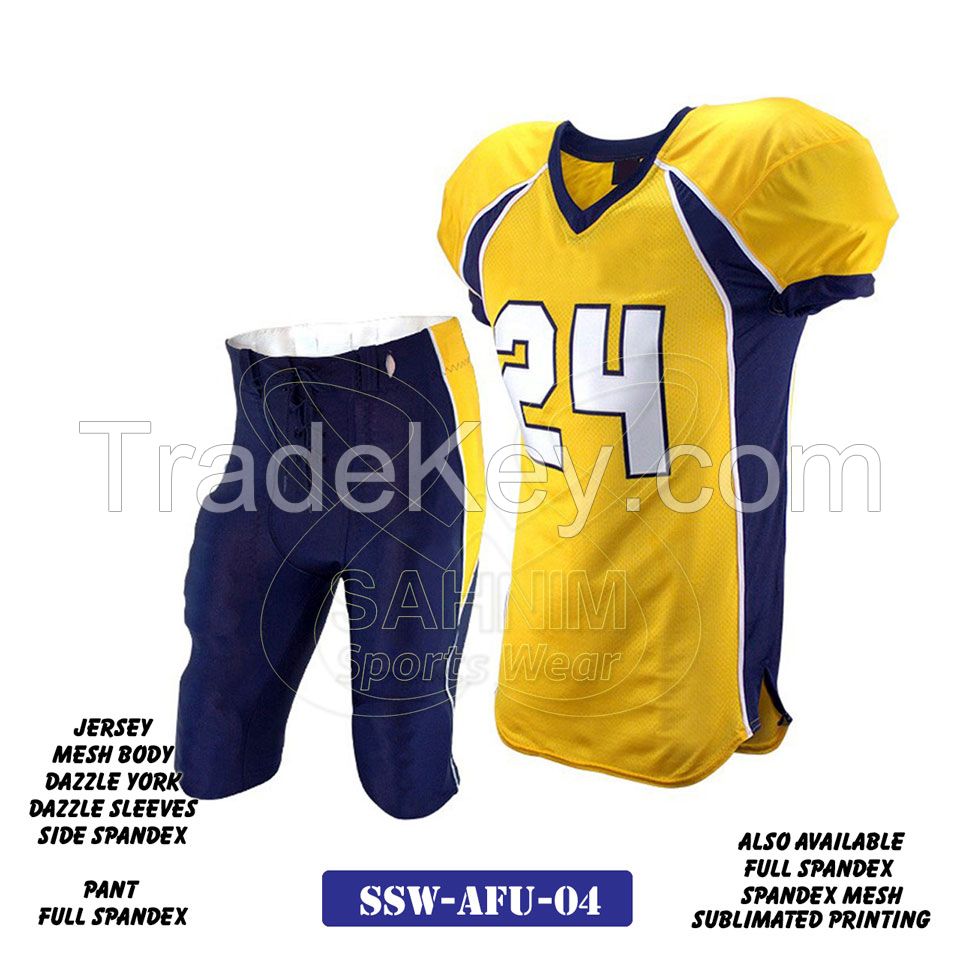 Wholesale & cheap Youth Tackle Twill American Football Jersey
