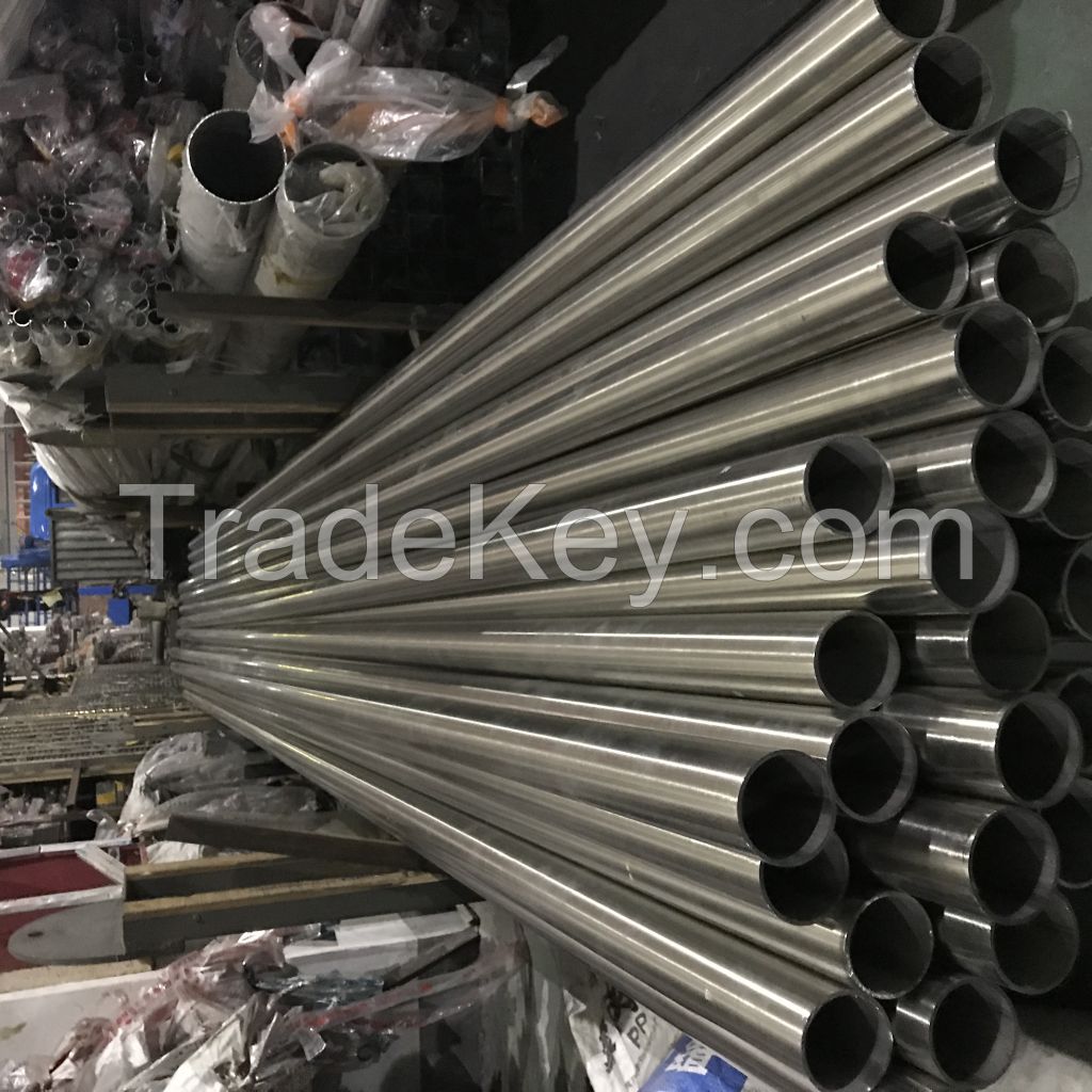 Best selling 304 316 316L welded Seamless stainless steel pipe metal pipe price per kg