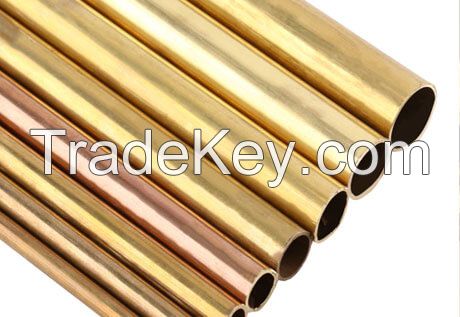 yellow color brass pipe tube round square brass pipe tube
